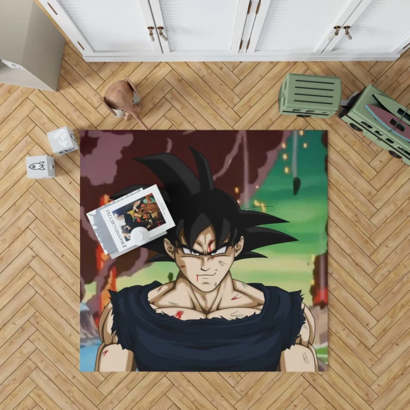 Goku Namek Saga Galactic Confrontation Anime Rug