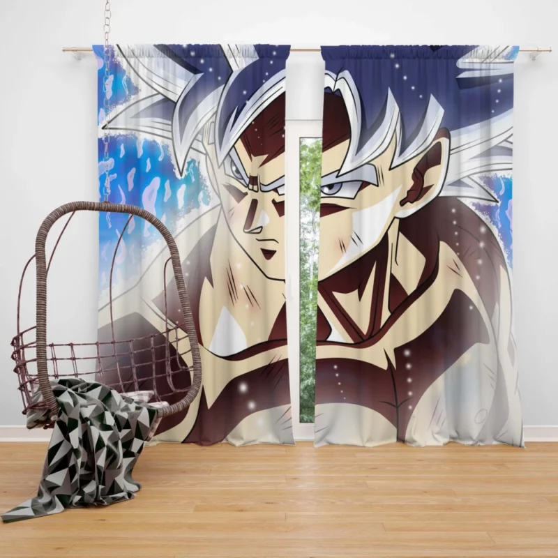 Goku Perfected UI Supreme Power Anime Curtain