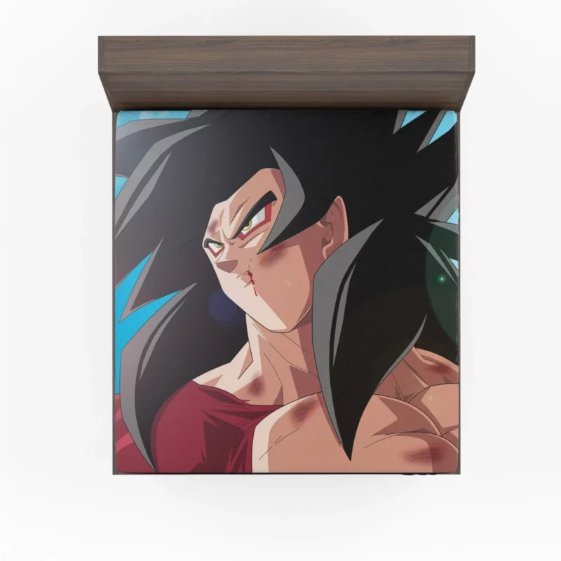 Goku SSJ4 Mastery Primal Transformation Anime Fitted Sheet
