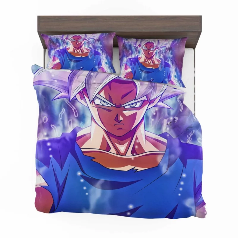 Goku Silver Instinct Apex Transformation Anime Bedding Set 1