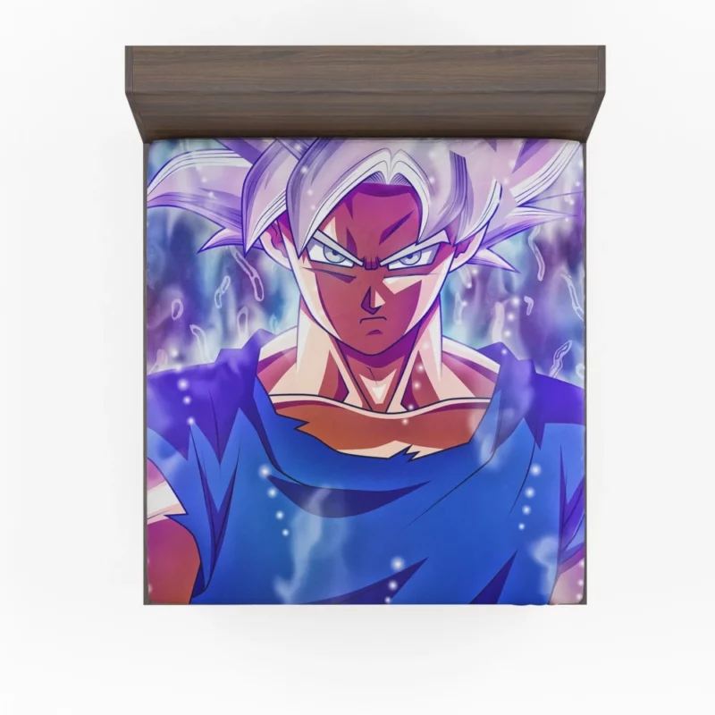 Goku Silver Instinct Apex Transformation Anime Fitted Sheet