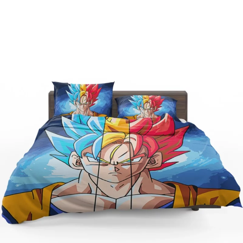Goku Super Saiyan Saga Anime Bedding Set