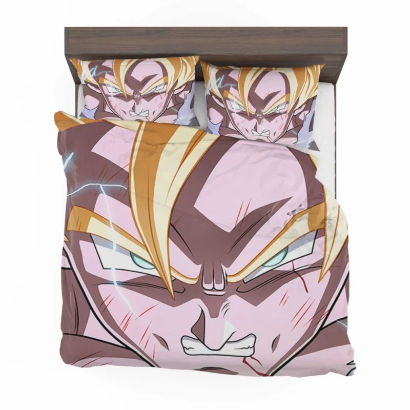 Goku Super Saiyan Saga Chronicles Anime Bedding Set 1