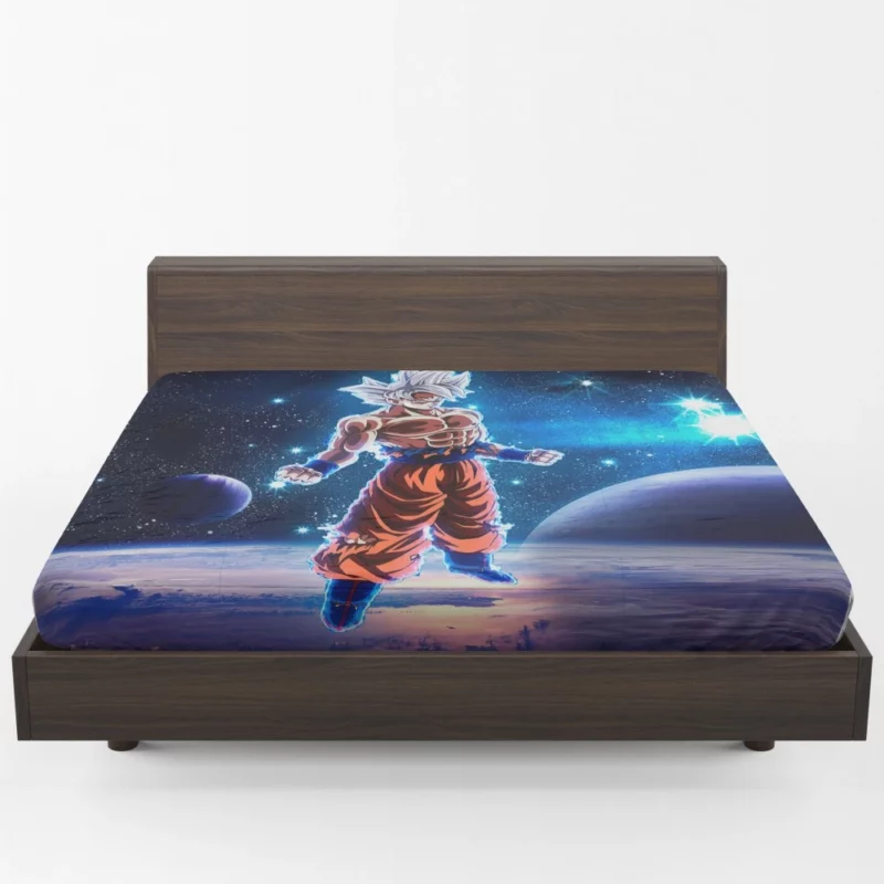 Goku Ultimate Form and Mastery Anime Fitted Sheet 1