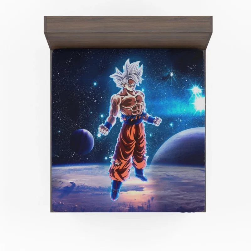 Goku Ultimate Form and Mastery Anime Fitted Sheet