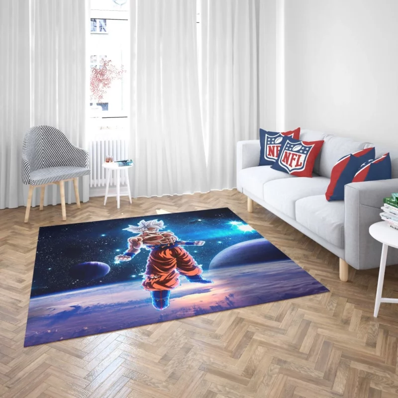 Goku Ultimate Form and Mastery Anime Rug 2