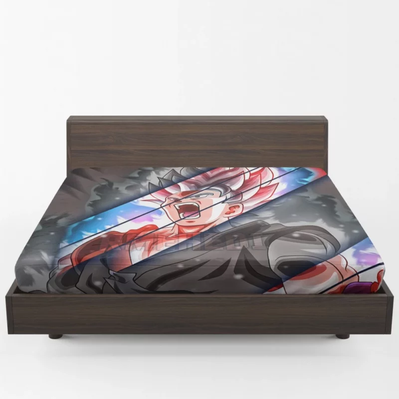 Goku Ultimate State Ultra Instinct Anime Fitted Sheet 1