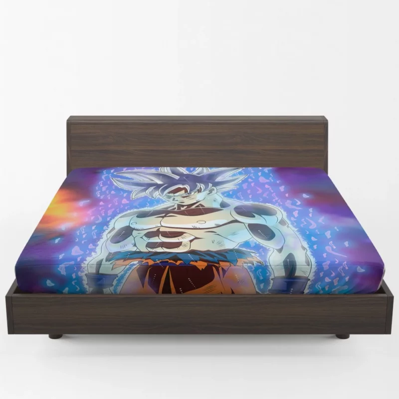 Goku Ultimate UI Flawless Dominance Anime Fitted Sheet 1