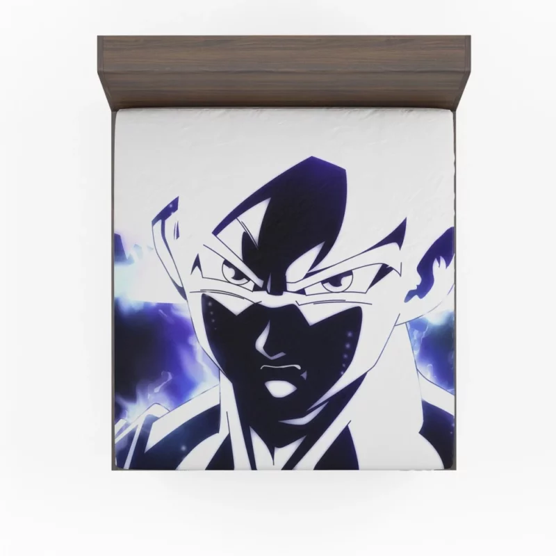 Goku Ultra Instinct Form Emerges Anime Fitted Sheet