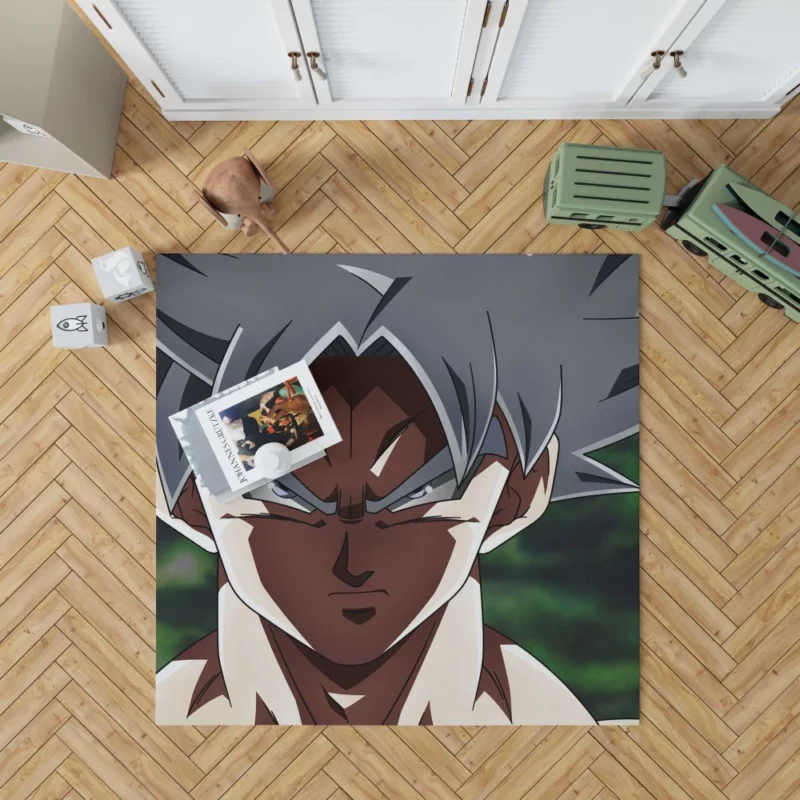 Goku Ultra Instinct Saga Unfolds Anime Rug