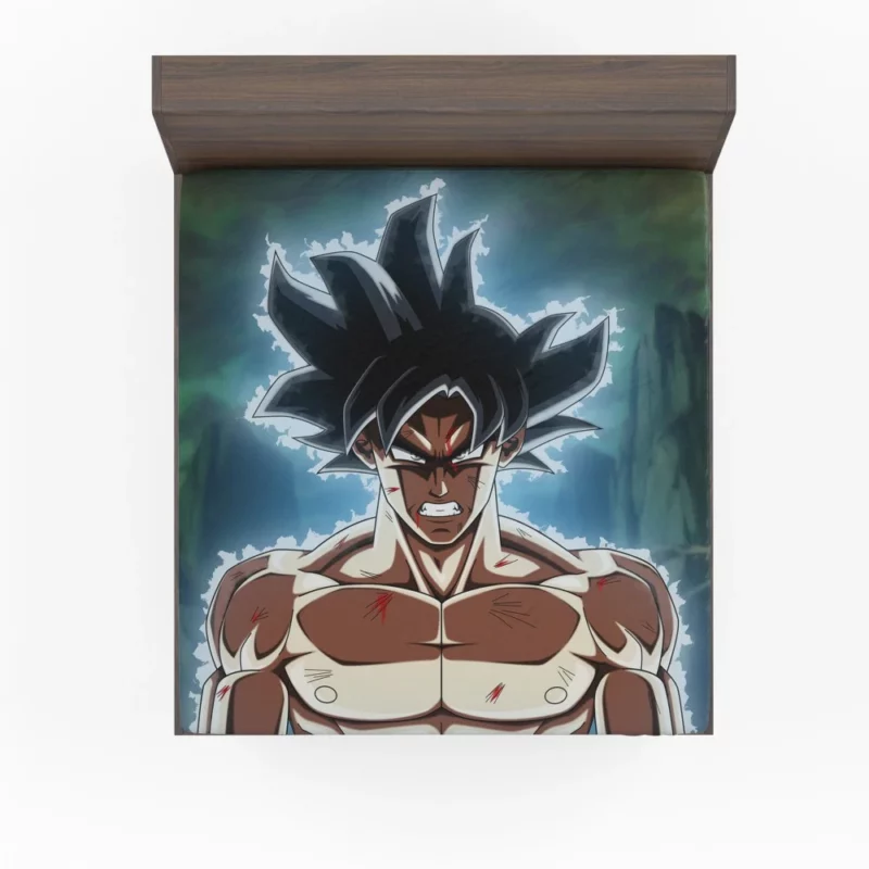 Goku Ultra Instinct Unleashed Power Anime Fitted Sheet