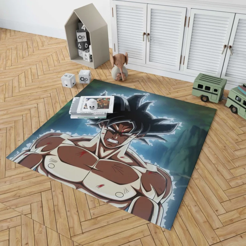 Goku Ultra Instinct Unleashed Power Anime Rug 1