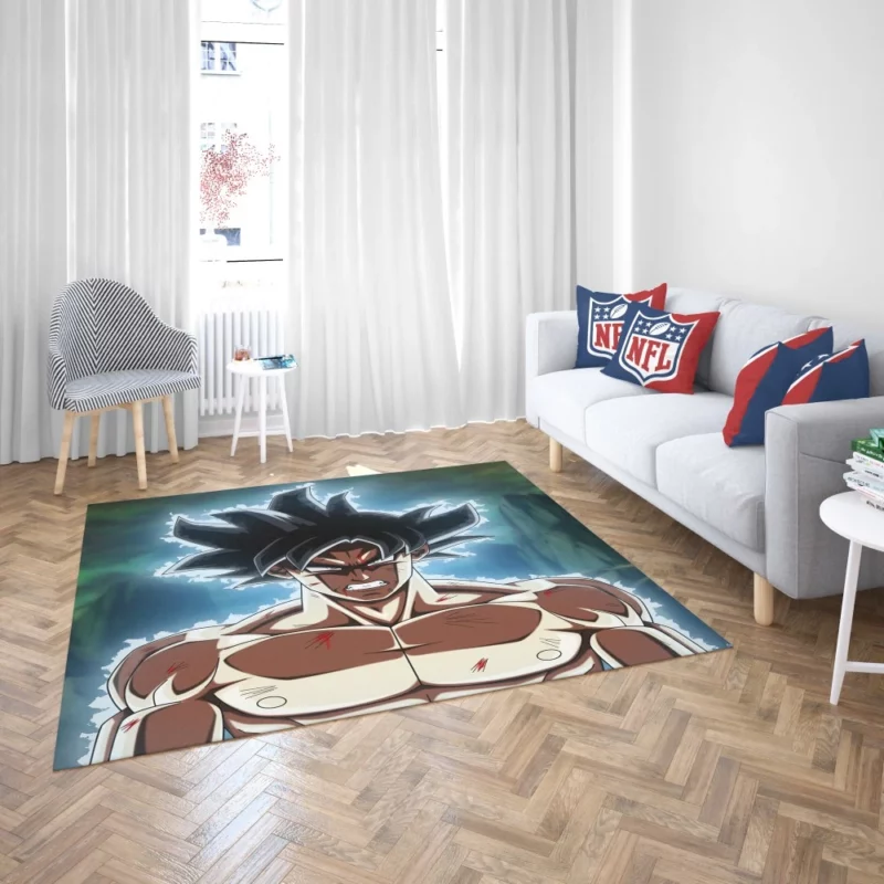 Goku Ultra Instinct Unleashed Power Anime Rug 2