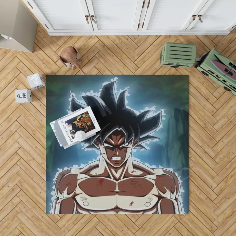 Goku Ultra Instinct Unleashed Power Anime Rug