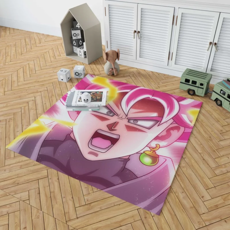 Goku Unstoppable Power Anime Rug 1