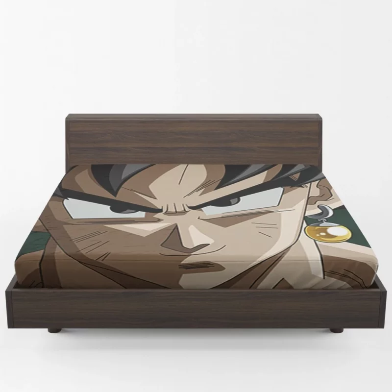 Goku Unyielding Spirit Prevails Anime Fitted Sheet 1