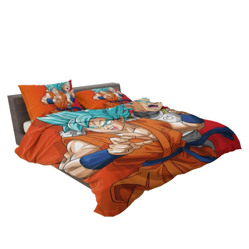 Goku & Vegeta Bond Eternal Allies Anime Bedding Set 2