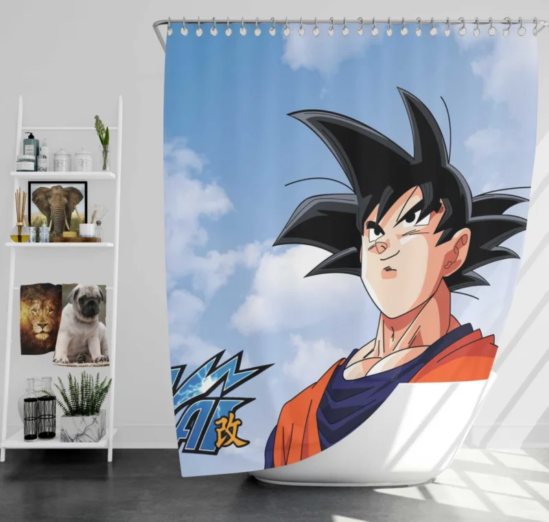 Goku Z Saga Legacy Continues Anime Shower Curtain