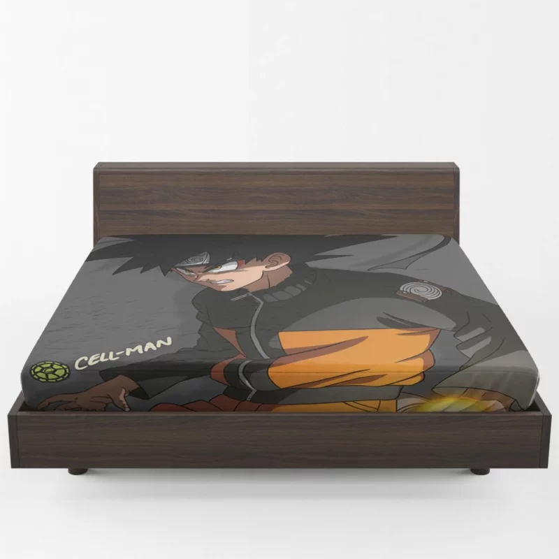 Goku and Naruto Crossover Anime Fitted Sheet 1