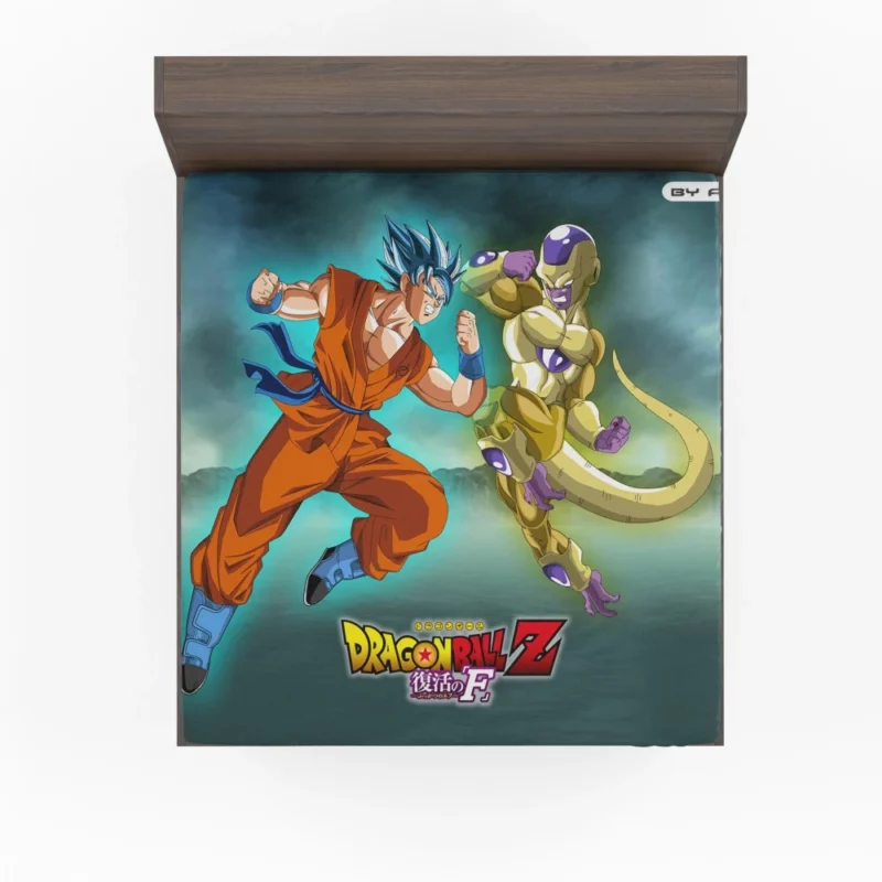 Goku vs Frieza Showdown Universe Fate Anime Fitted Sheet