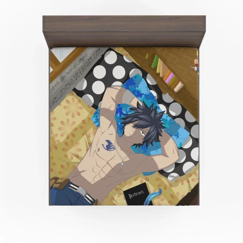 Gray Fullbuster Chill Saga Anime Fitted Sheet