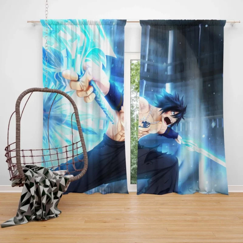 Gray Fullbuster Ice Bringer Anime Curtain