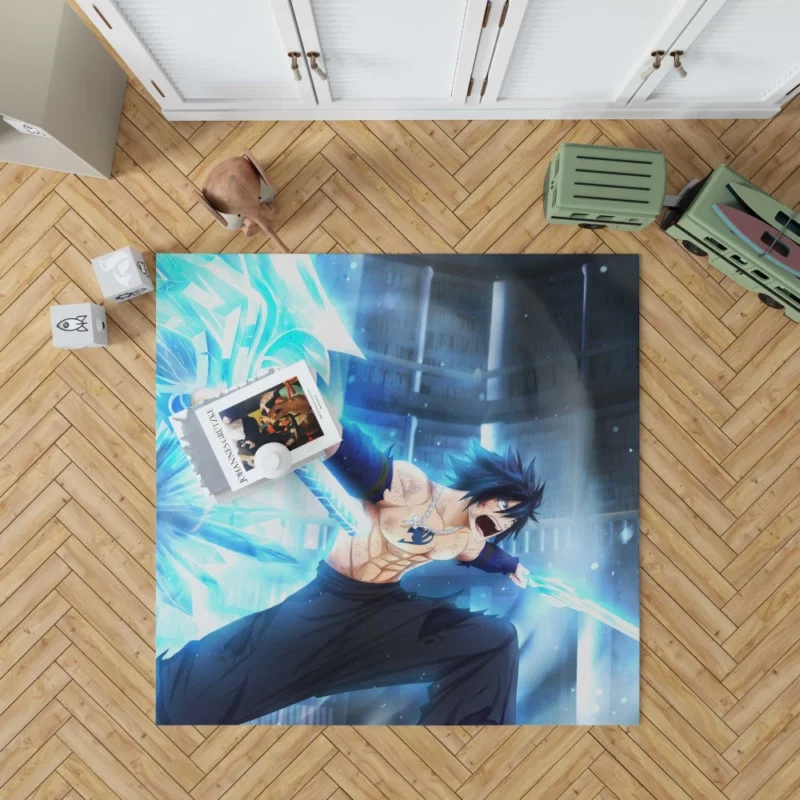 Gray Fullbuster Ice Bringer Anime Rug