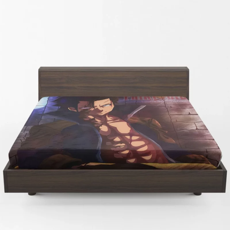 Gray Fullbuster Ice Wizard Anime Fitted Sheet 1