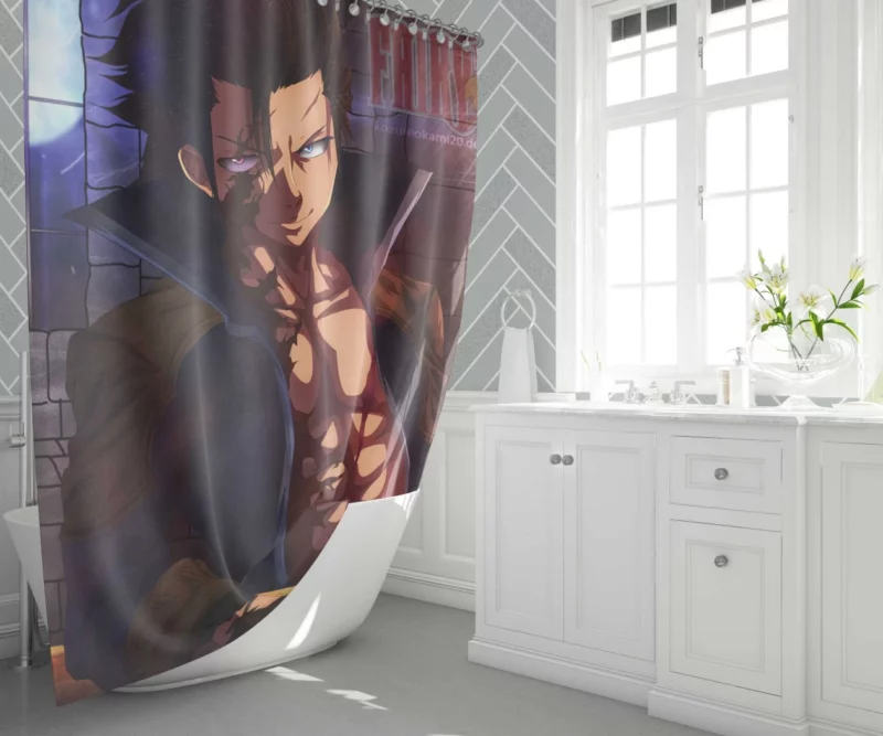 Gray Fullbuster Ice Wizard Anime Shower Curtain 1