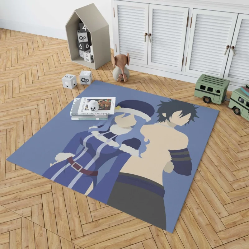 Gray and Juvia Fairy Tail Love Story Anime Rug 1