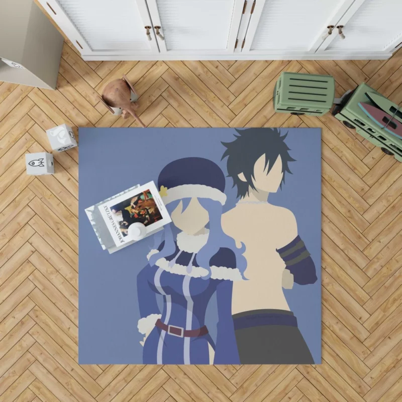 Gray and Juvia Fairy Tail Love Story Anime Rug