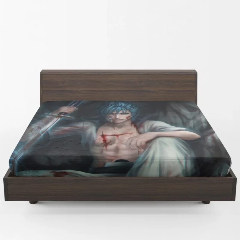 Grimmjow Bleach Savage Panther Anime Fitted Sheet 1