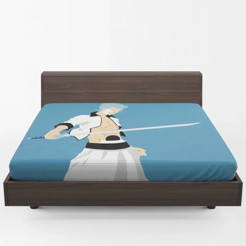 Grimmjow Feral Fighter in Bleach Anime Fitted Sheet 1