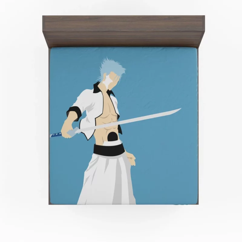 Grimmjow Feral Fighter in Bleach Anime Fitted Sheet