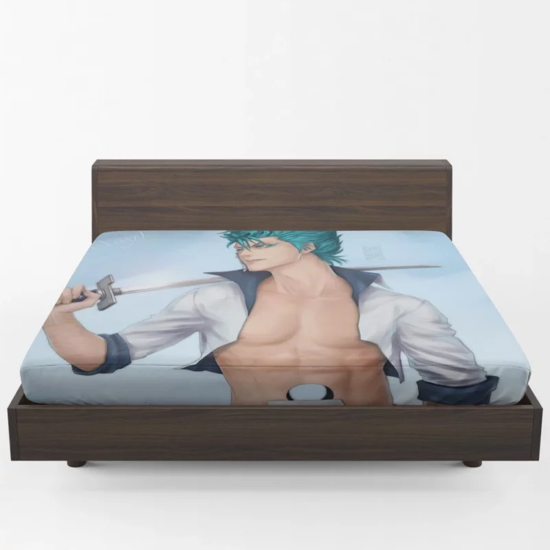 Grimmjow Jaegerjaquez Bleach Ferocious Rival Anime Fitted Sheet 1