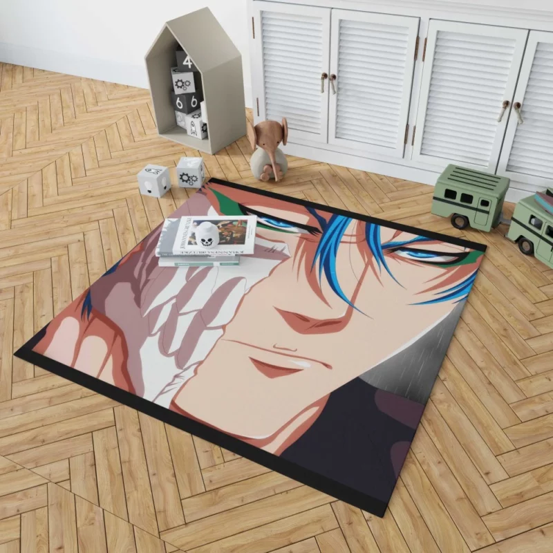 Grimmjow Jaegerjaquez Bleach Fierce Rebel Anime Rug 1