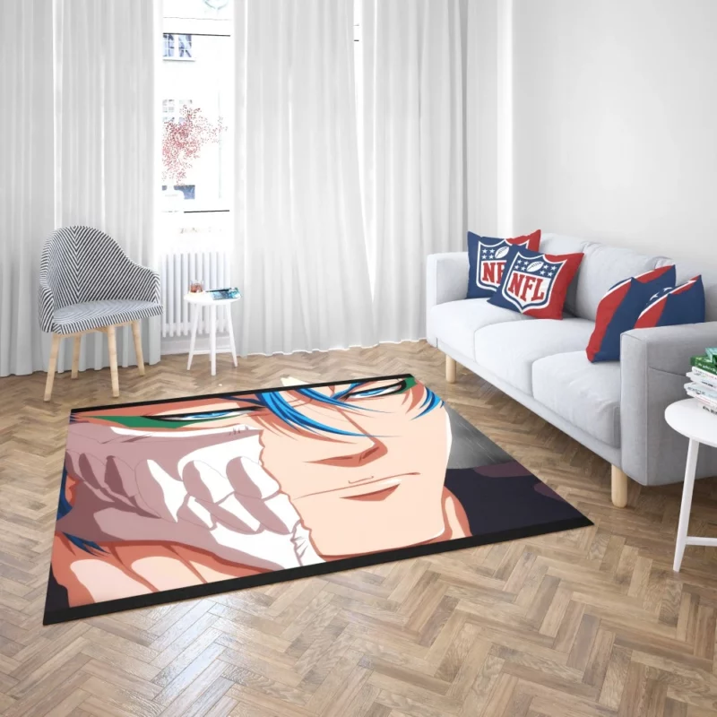 Grimmjow Jaegerjaquez Bleach Fierce Rebel Anime Rug 2