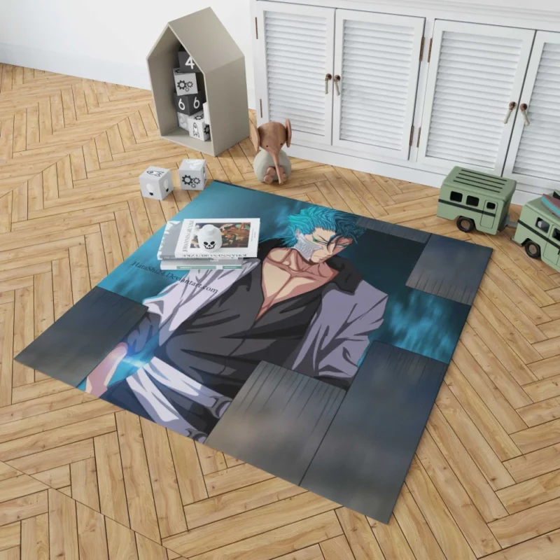 Grimmjow Jaegerjaquez Bleach Roaring Beast Anime Rug 1