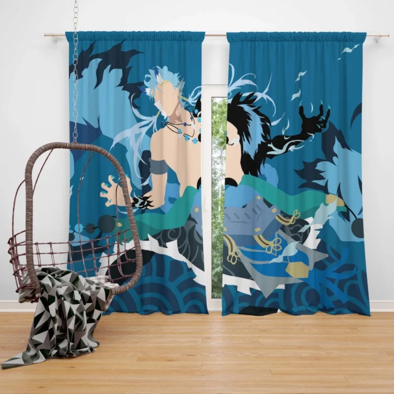 Grimmjow Jaegerjaquez Bleach Savage King Anime Curtain