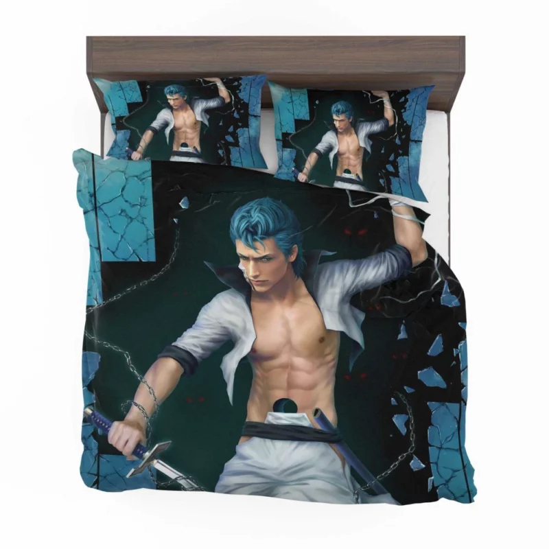 Grimmjow Jaegerjaquez Bleach Untamed Spirit Anime Bedding Set 1