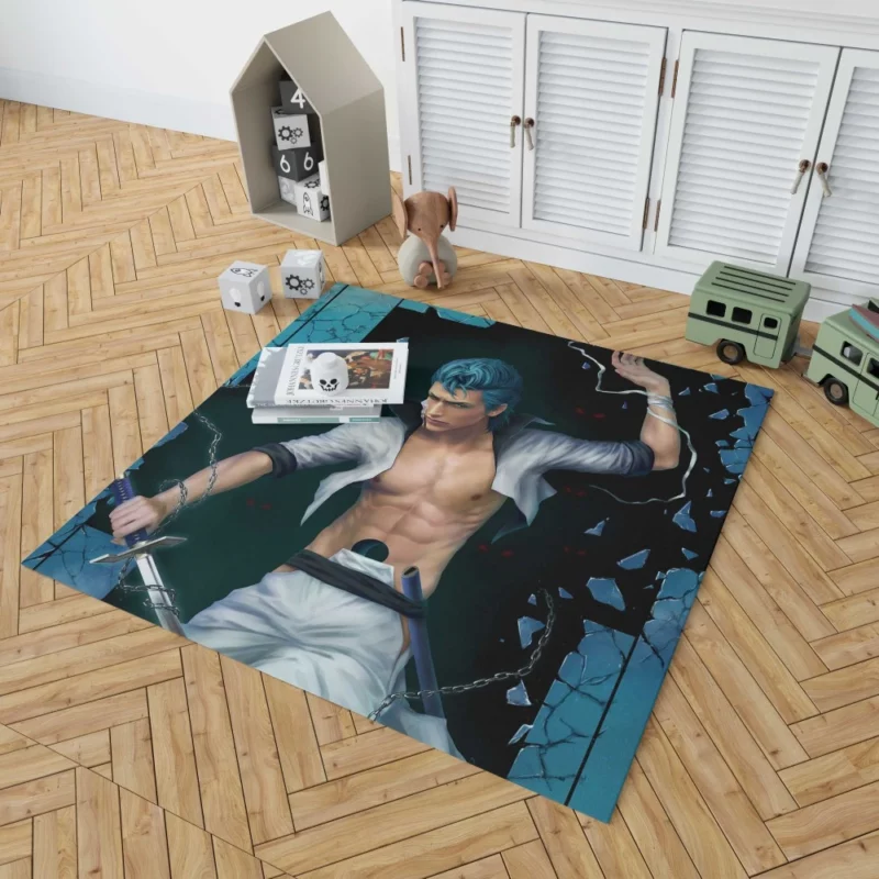 Grimmjow Jaegerjaquez Bleach Untamed Spirit Anime Rug 1