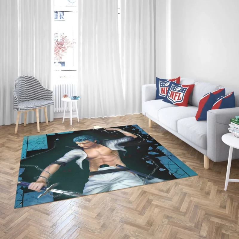 Grimmjow Jaegerjaquez Bleach Untamed Spirit Anime Rug 2