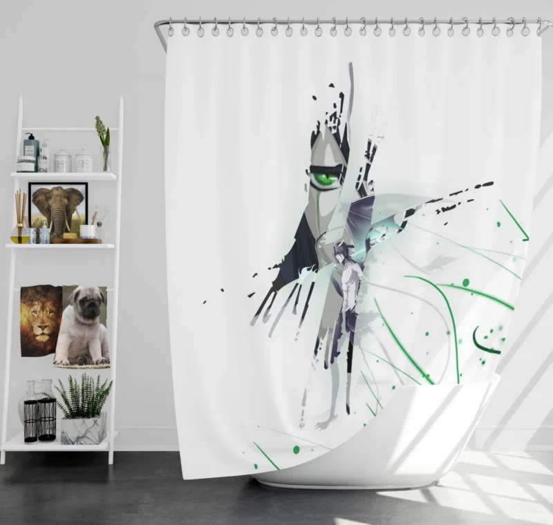 Grimmjow Wild Spirit in Bleach Anime Shower Curtain