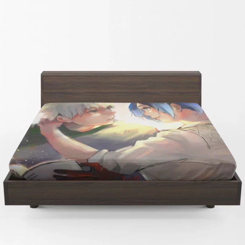 Haise Sasaki Touka Kirishima Ken Kaneki Anime Fitted Sheet 1