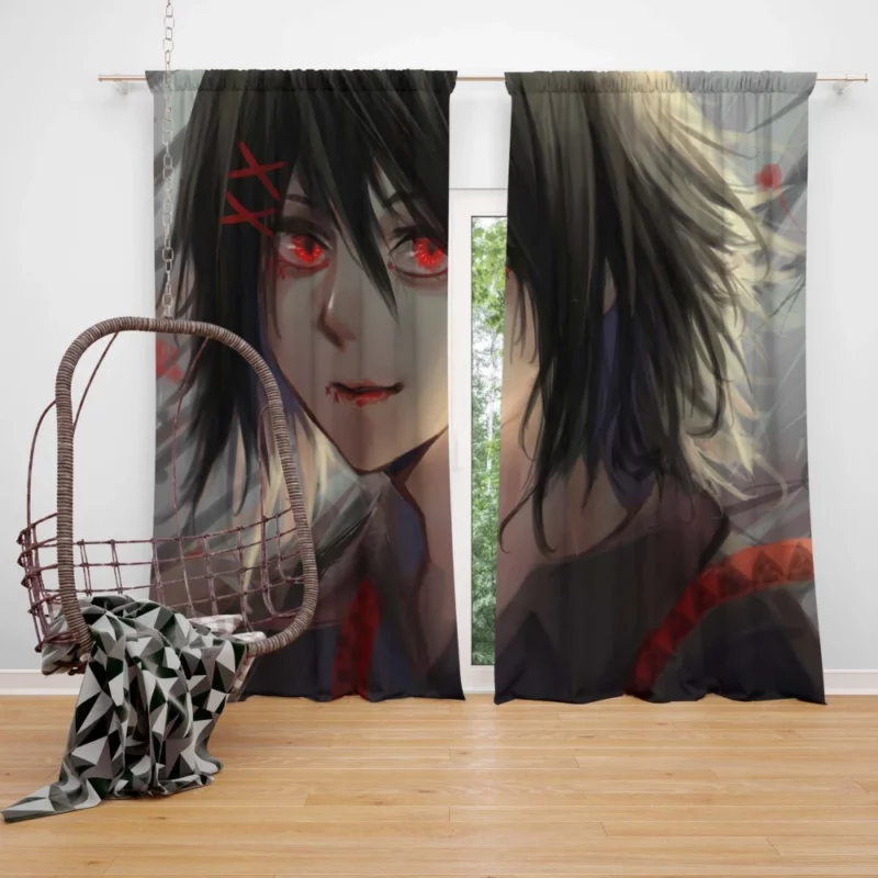 Haise Sasaki and Touka Allies Anime Curtain