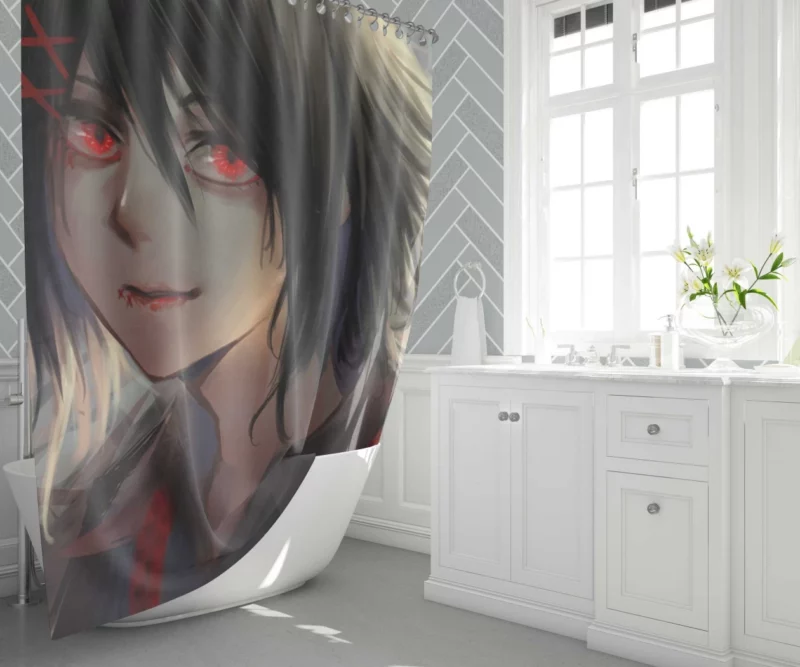 Haise Sasaki and Touka Allies Anime Shower Curtain 1