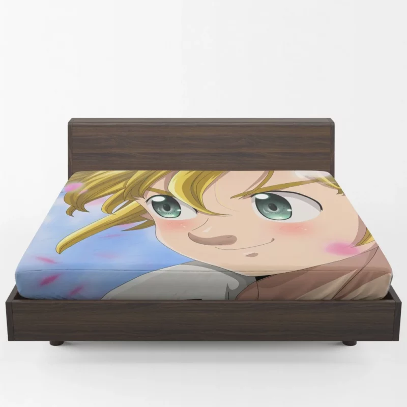 Happy Meliodas Unstoppable Duo Anime Fitted Sheet 1