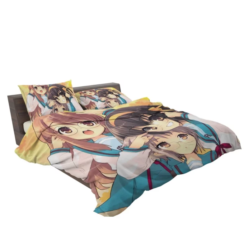 Haruhi Suzumiya Yuki Nagato Mikuru Asahina SOS Anime Bedding Set 2