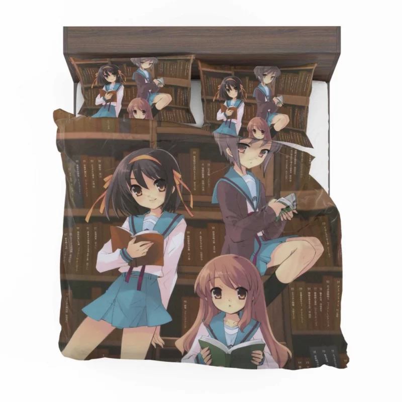 Haruhi Yuki and Mikuru SOS Brigade Trio Anime Bedding Set 1