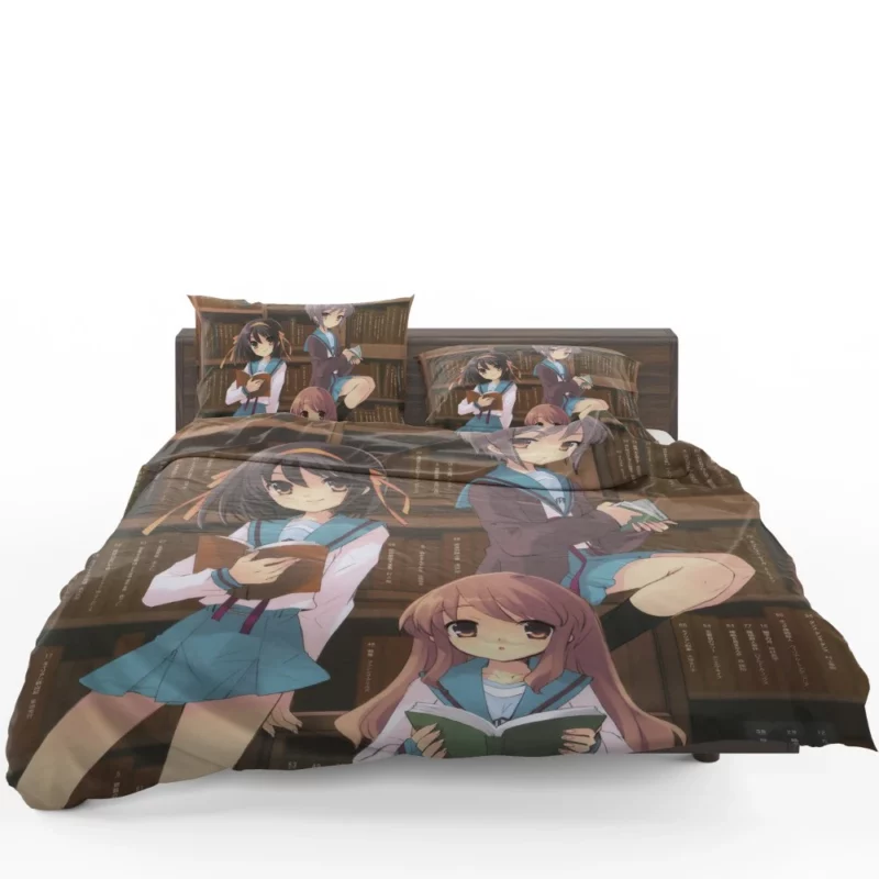 Haruhi Yuki and Mikuru SOS Brigade Trio Anime Bedding Set